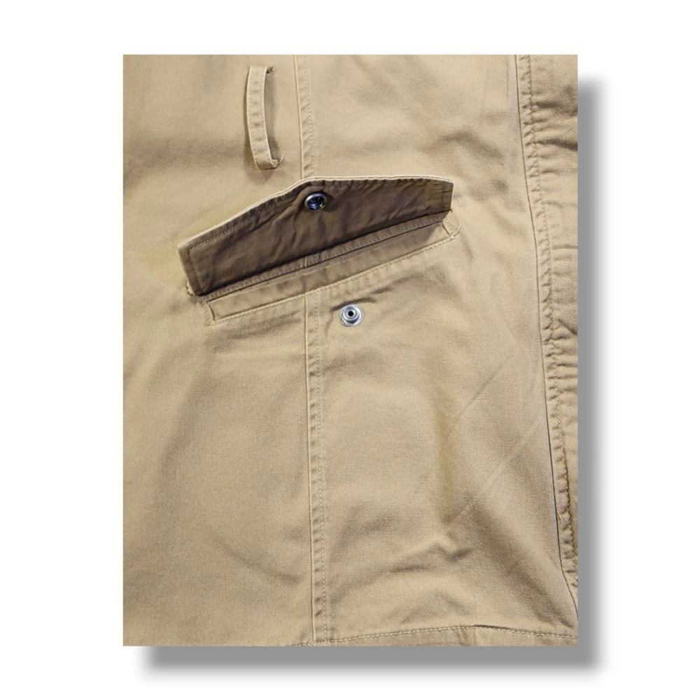 7 For All Mankind Military Utility Full Zip Snap Buttons Brown Jacket Women's M - Picture 15 of 16